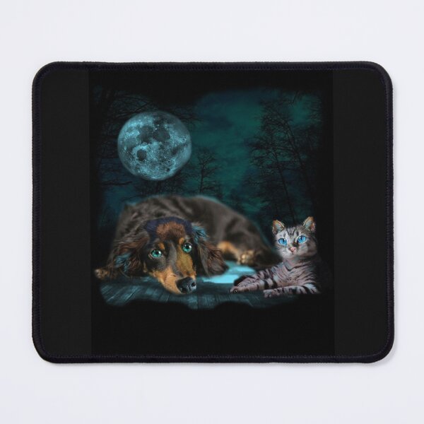 Item preview, Blue Moon and Blue-Eyed Dog and Cat designed and sold by Patricia Brown.