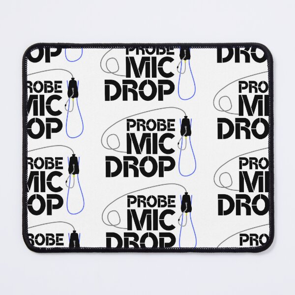 Item preview, Real ear microphone (REM) probe mic drop - audiology humor designed and sold by Stegosaurus Crafts.