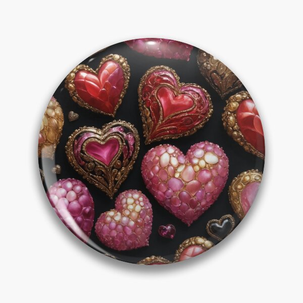 Item preview, Heartpattern pink and red designed and sold by PandorasWelt.