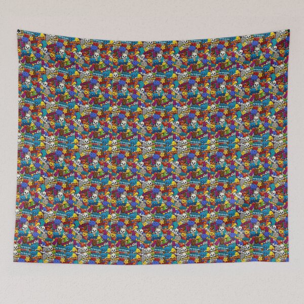 Item preview, Graffiti Characters pattern designed and sold by geoji.