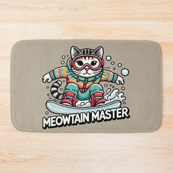 Item preview, Meowtain Master Cat designed and sold by Catzy Live®.