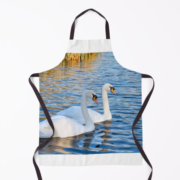Item preview, Mute Swans in Winter with Water Reflections designed and sold by Dorset Girl.