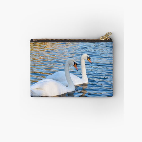 Item preview, Mute Swans in Winter with Water Reflections designed and sold by Dorset Girl.