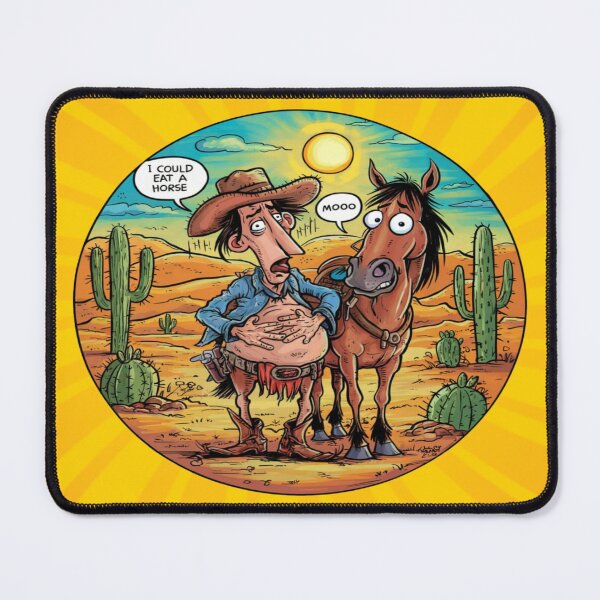Item preview, Cowboy And Horse Joke designed and sold by FanaticB.