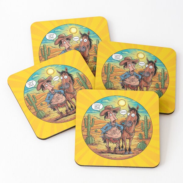 Item preview, Cowboy And Horse Joke  designed and sold by FanaticB.