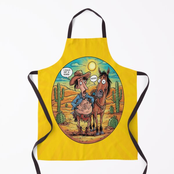 Item preview, Cowboy And Horse Joke  designed and sold by FanaticB.