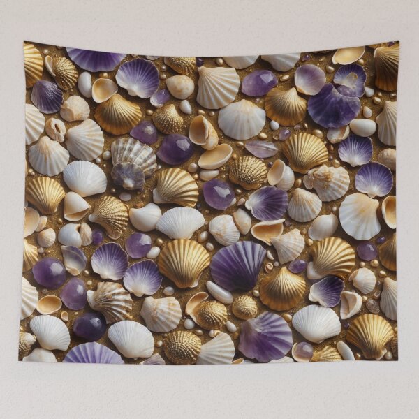Item preview, Shells purple designed and sold by PandorasWelt.