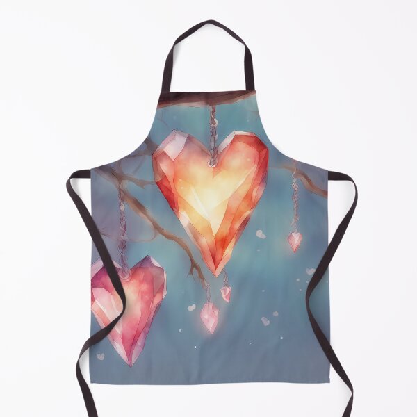 Item preview, Glowing Crystal Hearts designed and sold by CalmnessbyChoice.