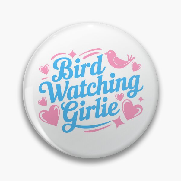 Item preview, Bird Watching Girlie! Pink And Blue Girlie  designed and sold by PMCreative.