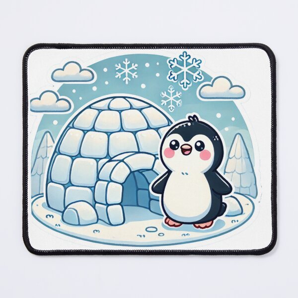 Item preview, Penguins in the Ice Dome designed and sold by SIRIKANYA D..