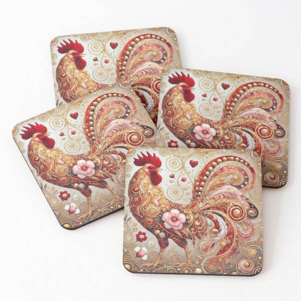 Item preview, Whimsical Chicken Year Art designed and sold by Yves Artico.