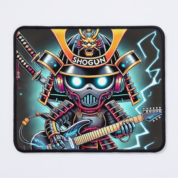 Item preview, Cyber Shogun Rockbot – The Ultimate Warrior of Power and Rebellion - Model 3 designed and sold by NeonBot_Shop.