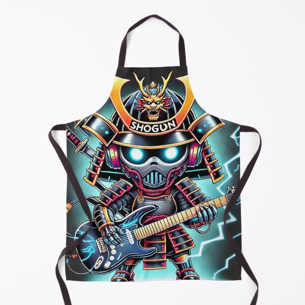 Item preview, Cyber Shogun Rockbot – The Ultimate Warrior of Power and Rebellion - Model 3 designed and sold by NeonBot_Shop.