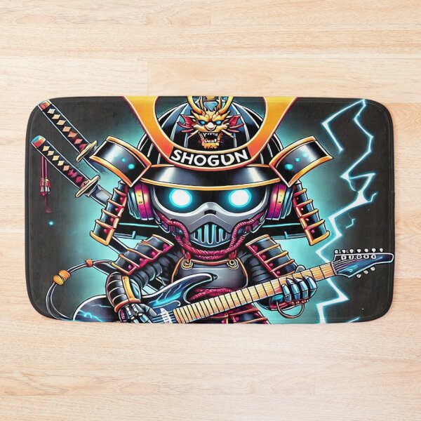 Item preview, Cyber Shogun Rockbot – The Ultimate Warrior of Power and Rebellion - Model 3 designed and sold by NeonBot_Shop.