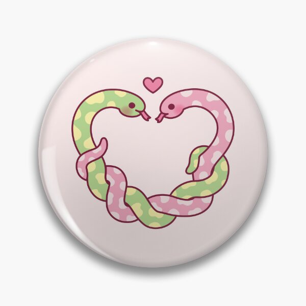 Item preview, Cute Snakes Forming A Heart Funny designed and sold by rustydoodle.