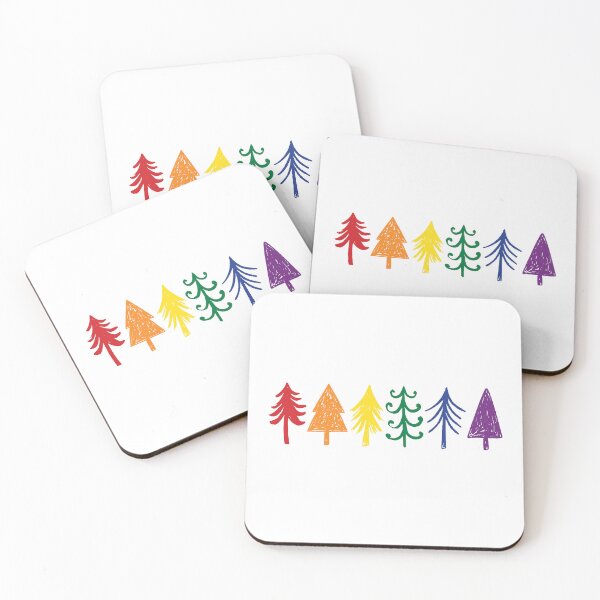 Item preview, Rainbow trees designed and sold by Bookboned.