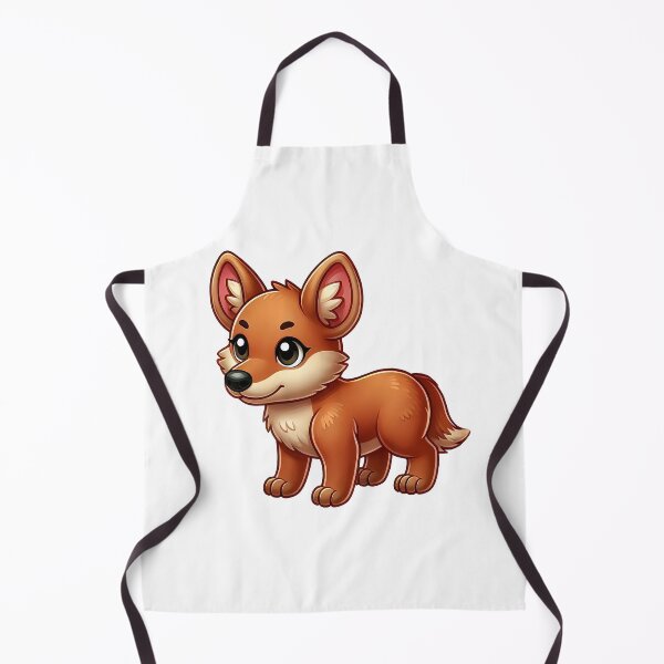 Item preview, Cute Cartoon Dhole Illustration with Adorable Features designed and sold by cave-canvas.
