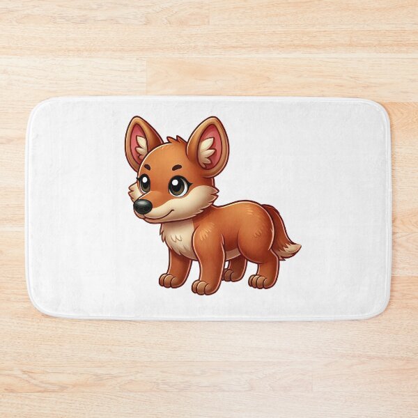 Item preview,  Cute Cartoon Dhole Illustration with Adorable Features designed and sold by cave-canvas.