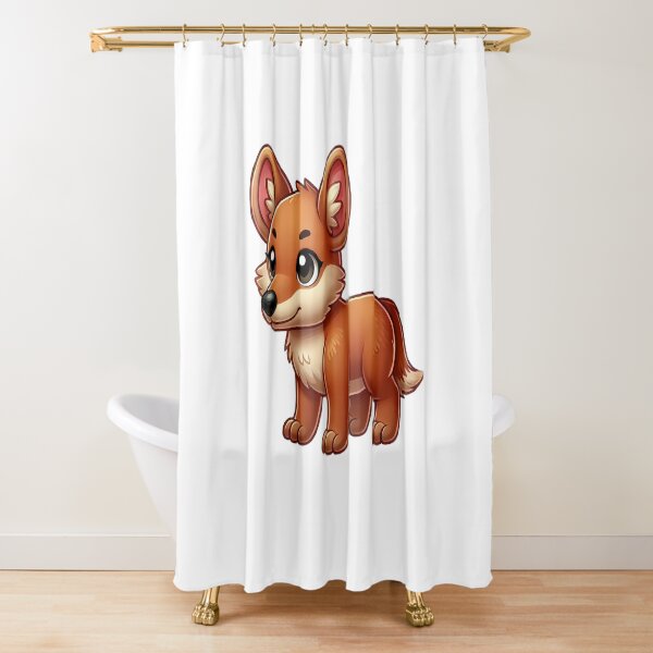Item preview,  Cute Cartoon Dhole Illustration with Adorable Features designed and sold by cave-canvas.