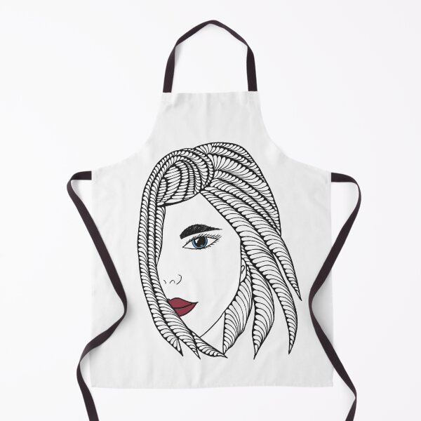 Item preview, Womans face with abstract hair designed and sold by Brownies22.