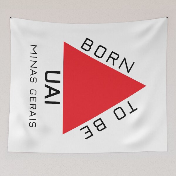 Item preview, Born to be Uai - Minas Gerais state flag - Brazil designed and sold by Groenendijk.