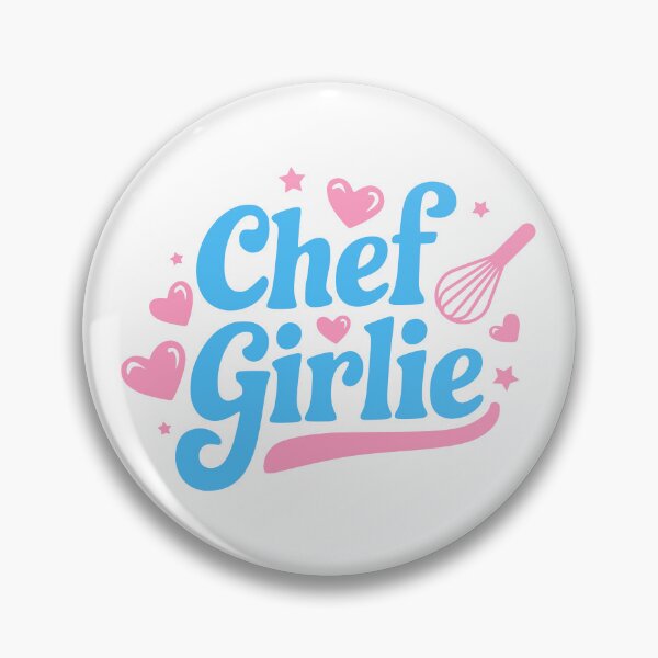 Item preview, Chef Girlie! Pink And Blue Baking Girl designed and sold by PMCreative.