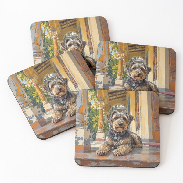 Item preview, Pooch on the Porch designed and sold by HabitableMoons.