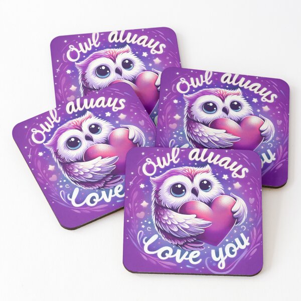 Item preview, Owl Always Love You – Cute Owl Heart Design designed and sold by Divine Lens Art.