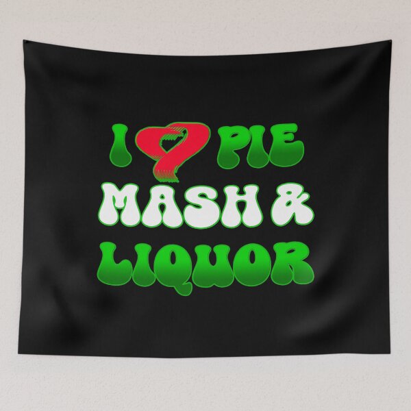 Item preview, I Love Traditional London Pie, Mash & Liquor V8a designed and sold by RetrospectUK.