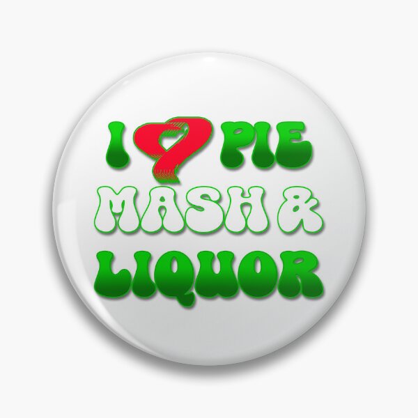 Item preview, I Love Traditional London Pie, Mash & Liquor V8b designed and sold by RetrospectUK.