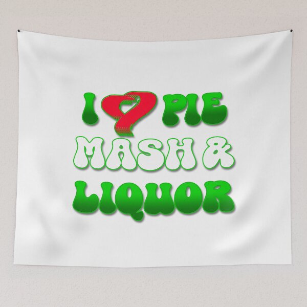 Item preview, I Love Traditional London Pie, Mash & Liquor V8b designed and sold by RetrospectUK.