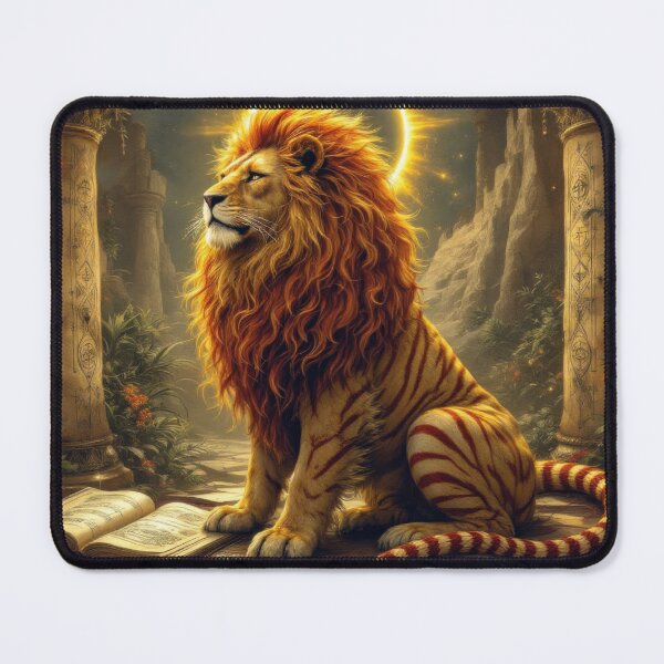 Item preview, Lion with Alchemy Halo designed and sold by HabitableMoons.