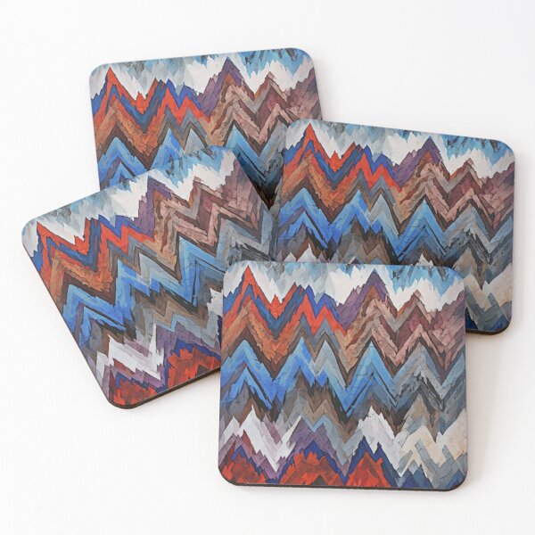 Item preview, Dynamic Abstract Color Explosion Zigzag designed and sold by Sigtrix.