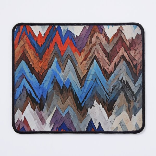 Item preview, Dynamic Abstract Color Explosion Zigzag designed and sold by Sigtrix.