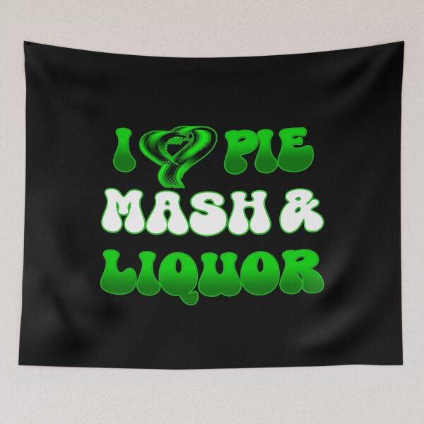 Item preview, I Love Traditional London Pie, Mash & Liquor V9a designed and sold by RetrospectUK.