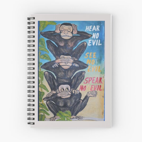 Item preview, The Three Wise Monkeys designed and sold by annenambiro.
