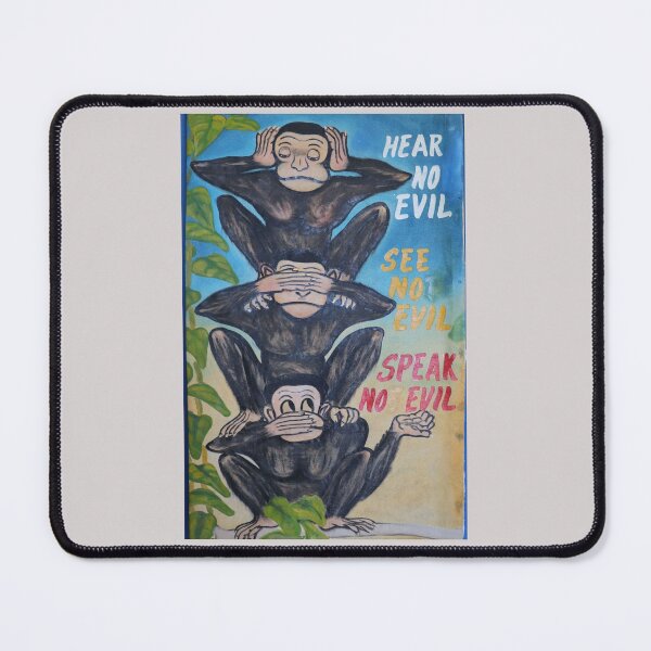Item preview, The Three Wise Monkeys designed and sold by annenambiro.