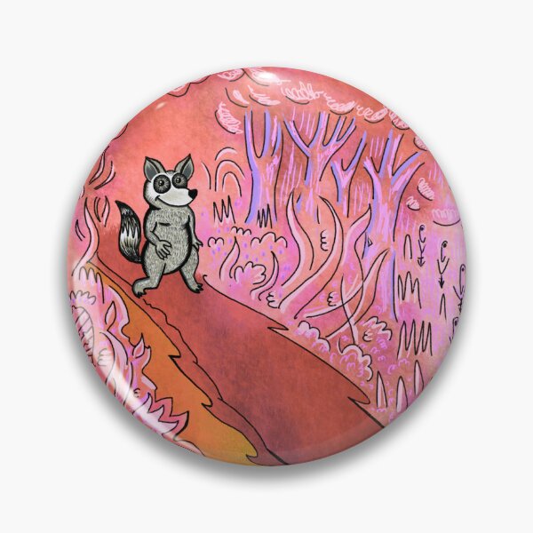Item preview, Pink Grapefruit Raccoon designed and sold by Wandawombat.