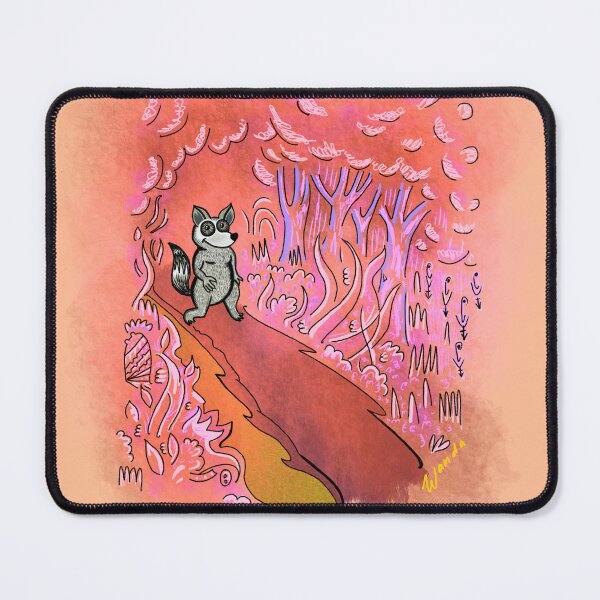 Item preview, Pink Grapefruit Raccoon designed and sold by Wandawombat.
