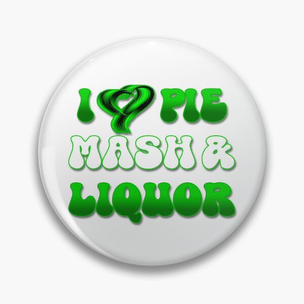 Item preview, I Love Traditional London Pie, Mash & Liquor V9b designed and sold by RetrospectUK.