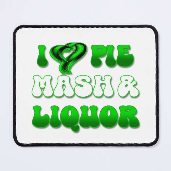 Item preview, I Love Traditional London Pie, Mash & Liquor V9b designed and sold by RetrospectUK.