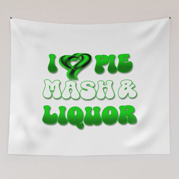 Item preview, I Love Traditional London Pie, Mash & Liquor V9b designed and sold by RetrospectUK.