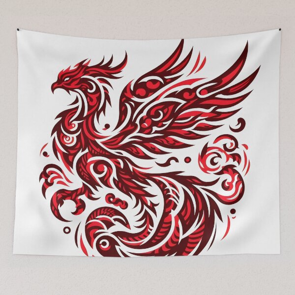 Item preview, red phoenix designed and sold by aliraweb.