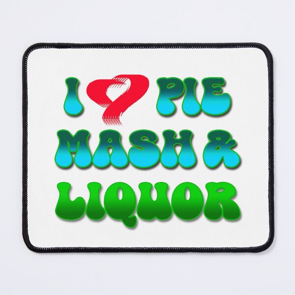 Item preview, I Love Traditional London Pie, Mash & Liquor V10b designed and sold by RetrospectUK.