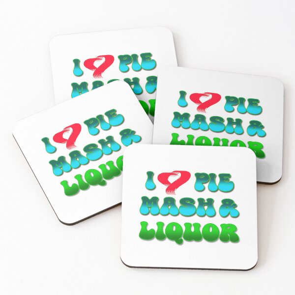 Item preview, I Love Traditional London Pie, Mash & Liquor V10b designed and sold by RetrospectUK.