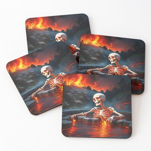 Item preview, Skeleton in land of fire designed and sold by TheArtistOf2022.