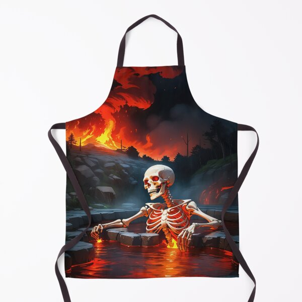 Item preview, Skeleton in land of fire designed and sold by TheArtistOf2022.