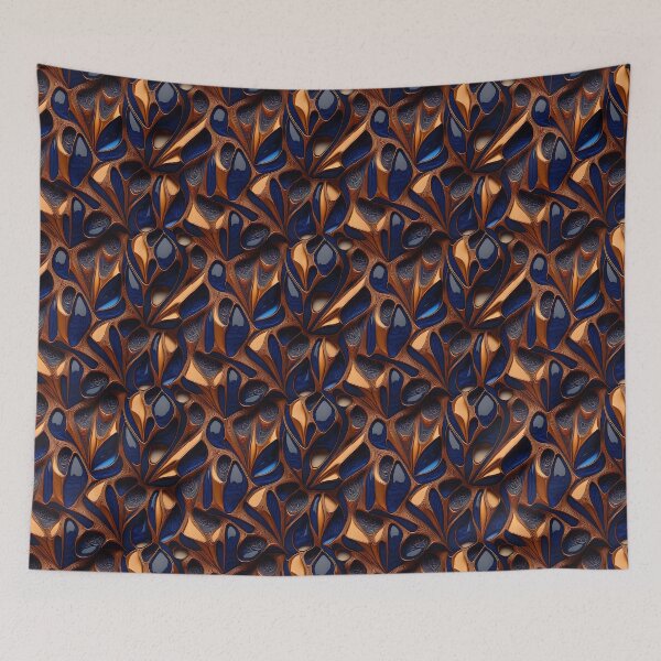 Item preview, Copper Blue designed and sold by Vibranta Studio.