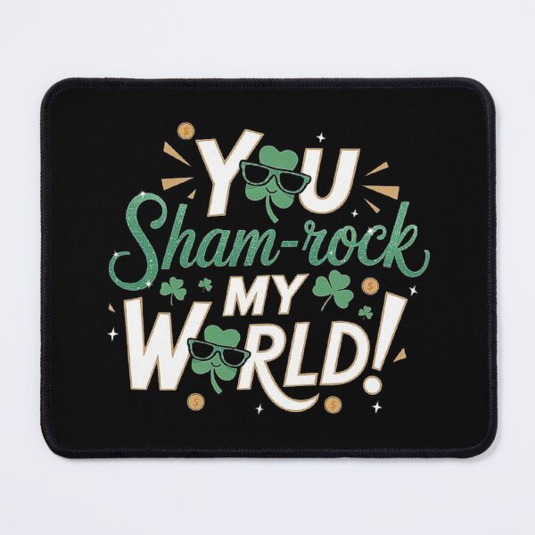 Item preview, You Sham-Rock My World – Fun St. Patrick’s Day Love & Luck Design designed and sold by love3617.