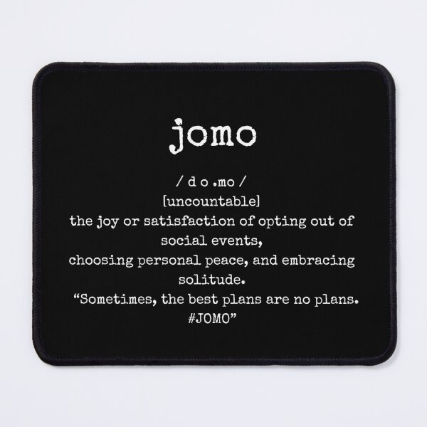 Item preview, "JOMO" designed and sold by DutchMonkeys.